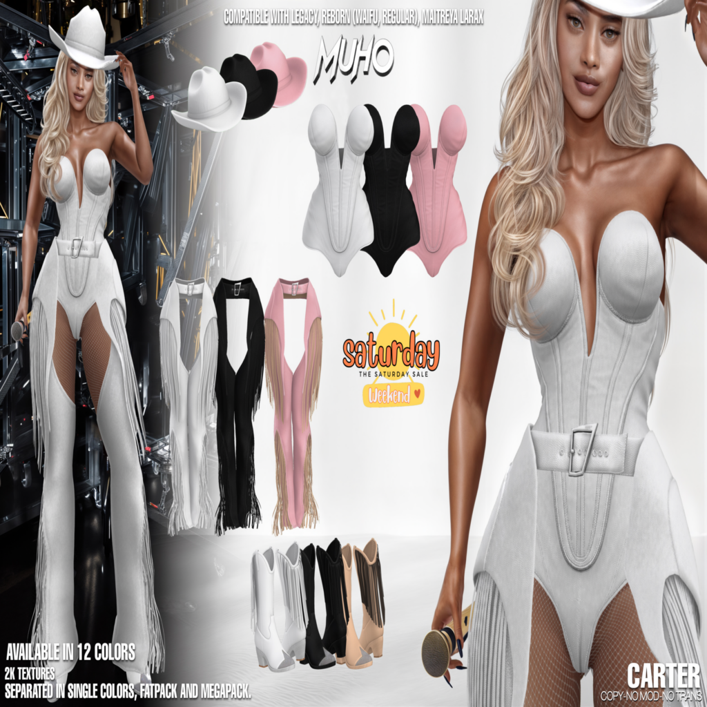 Carter Outfit - Legacy/MaitreyaX/Reborn/+mods	&lt;a href=&quot;http://maps.secondlife.com/secondlife/Magic%20Sky/180/97/2022&quot;&gt;Teleport&lt;/a&gt;