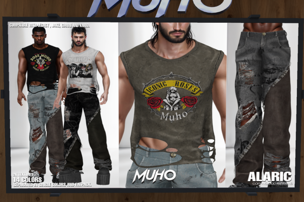 Alaric Set - Gianno/Jake/Kario/Legacy, L$149-L$189 each/L$899-L$1199 each FP