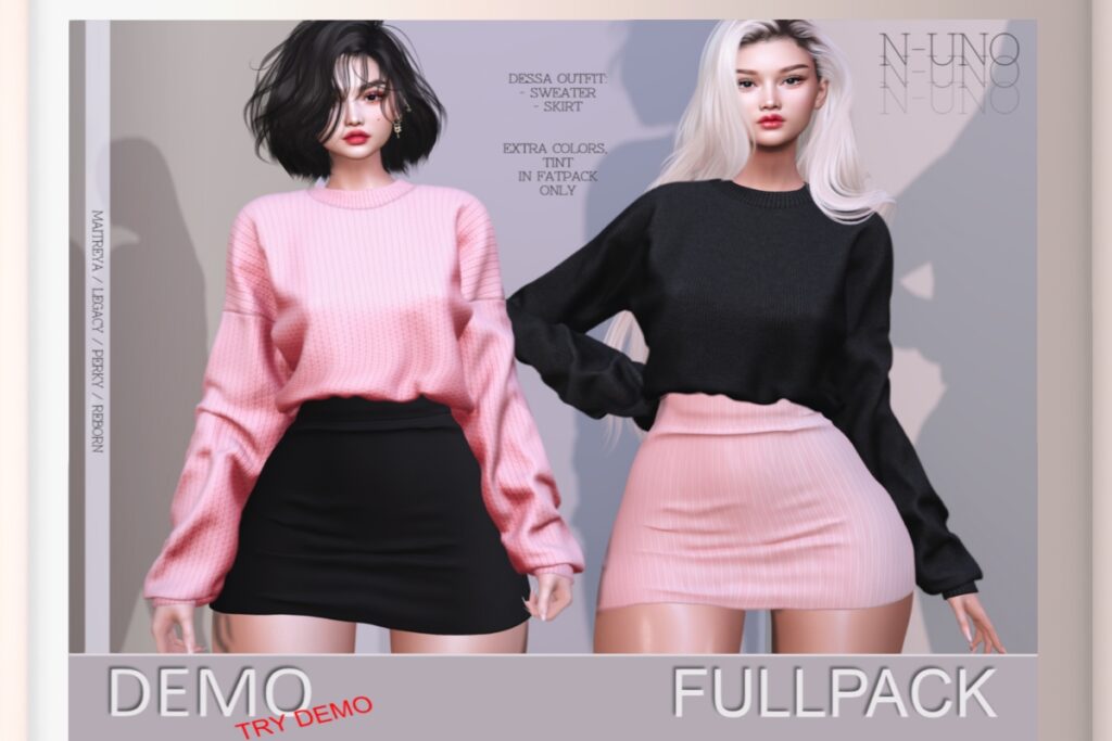 Dessa Outfit - Legacy/Maitreya/Reborn/+mods, L$177 each/L$577 each FP/L$777 MP
