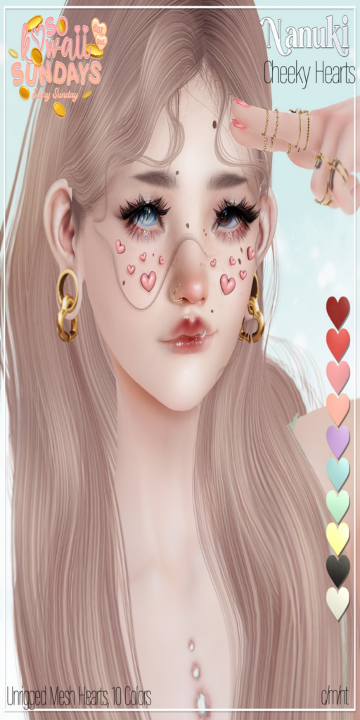 Cheeky Hearts Accessories	&lt;a href=&quot;http://maps.secondlife.com/secondlife/Daisy/94/185/2851&quot;&gt;Teleport&lt;/a&gt;