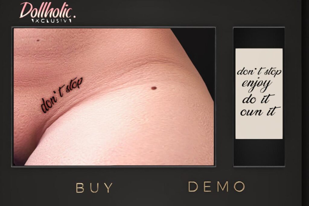 Tease Tattoo, L$199