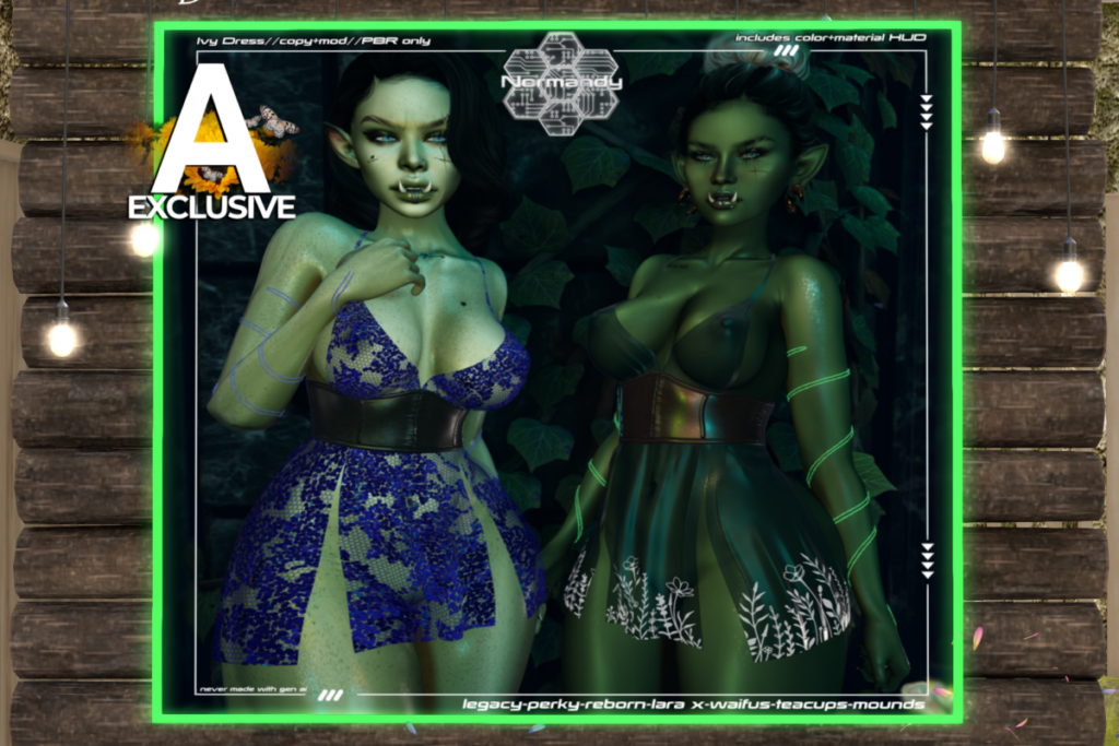 Ivy Dress - Legacy/MaitreyaX/Reborn/+mods, L$399 FP