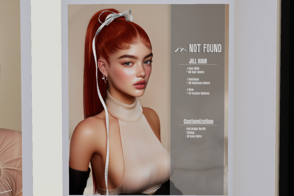 Jill Hair, L$239 each/L$539 FP