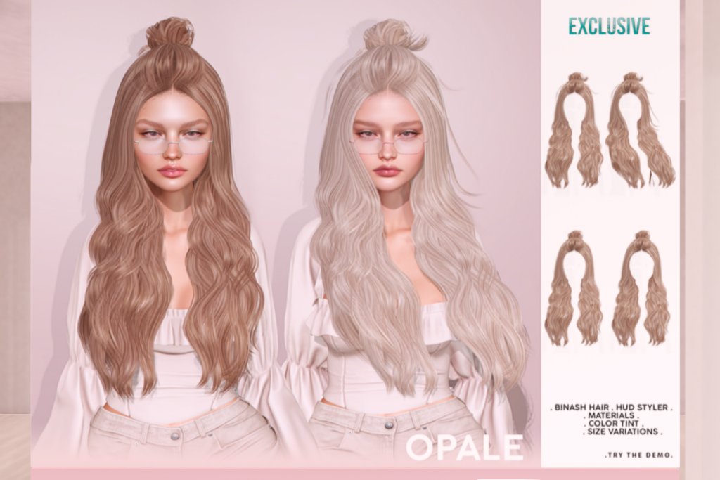 Binash Hair, L$350 each/L$590 FP