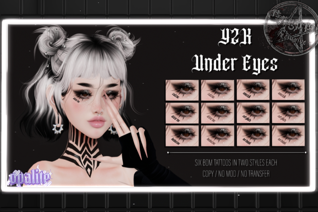 Y2K Under Eyes Tattoo - EvoX, L$299
