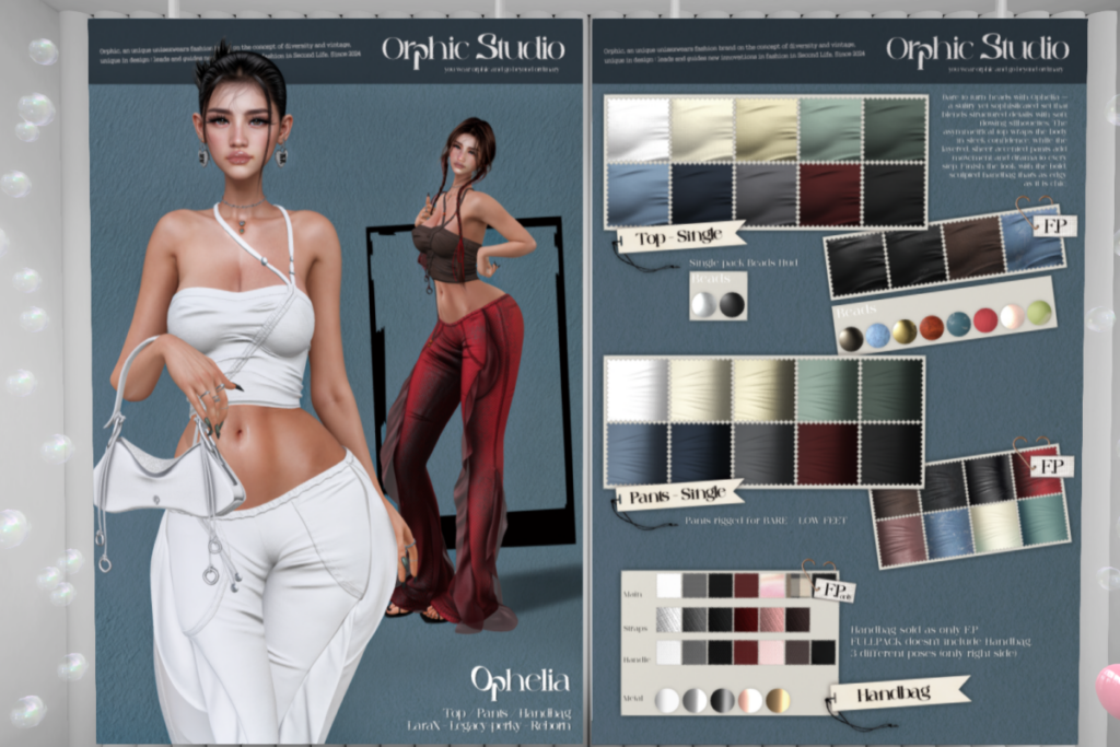 Ophelia Outfit - Legacy/MaitreyaX/Reborn, L$260-L$320 each/L$420-L$1260 FP