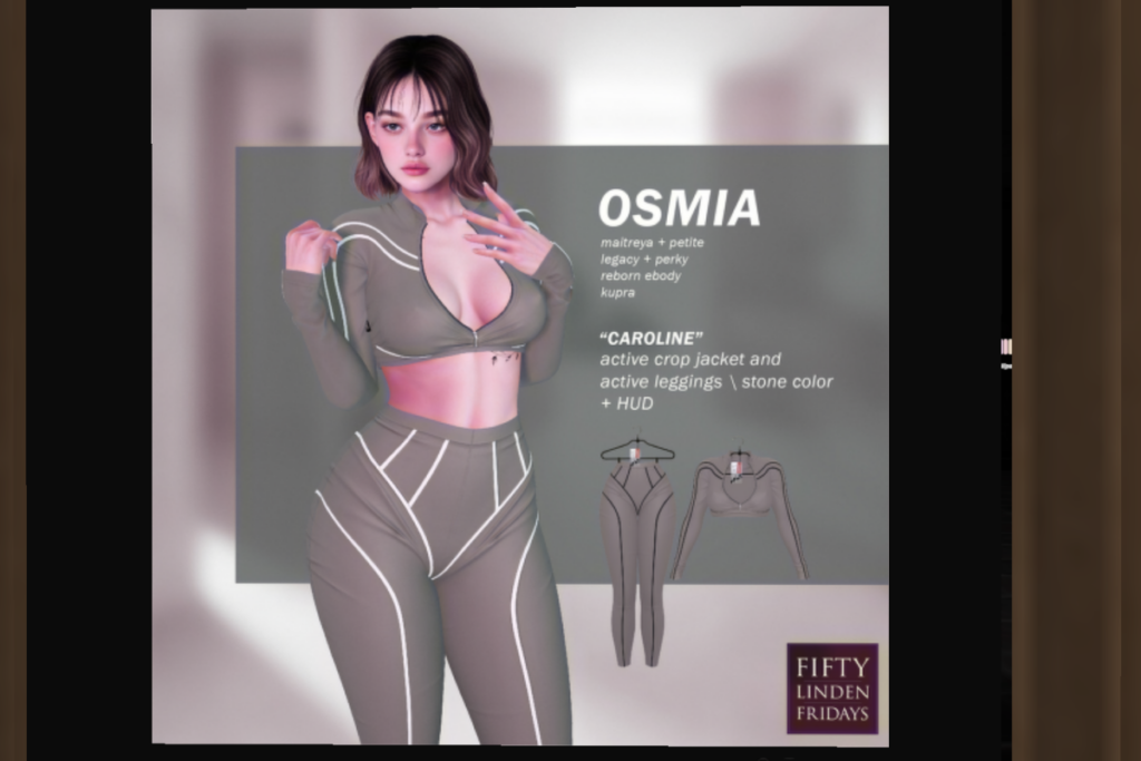 Caroline Active Set - Inithium/Legacy/Maitreya/Reborn/+mods	&lt;a href=&quot;https://maps.secondlife.com/secondlife/OSMIA/122/140/27&quot;&gt;Teleport&lt;/a&gt;