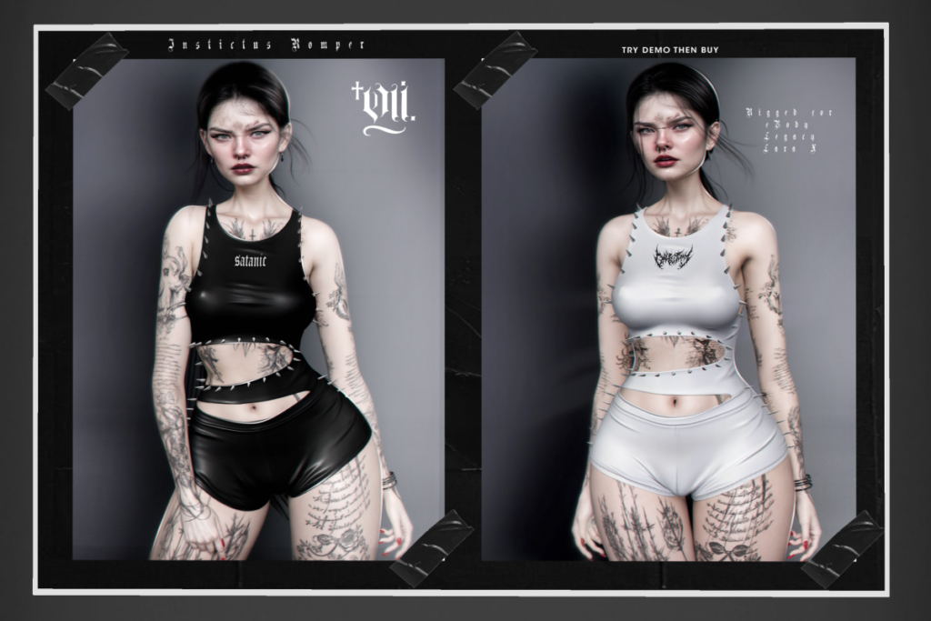 Instictus Romper - Legacy/MaitreyaX/Reborn, L$289 each/L$1889 FP