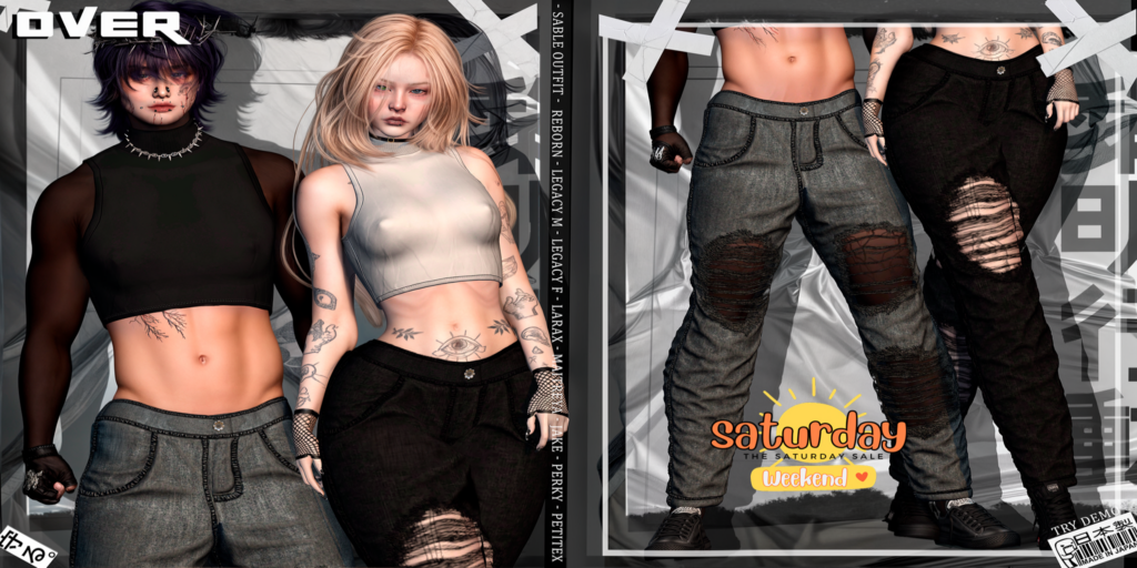 Sable Outfit - Jake/Legacy M+F/Maitreya/Reborn/+mods	&lt;a href=&quot;http://maps.secondlife.com/secondlife/Silver%20City/104/223/2509&quot;&gt;Teleport&lt;/a&gt;