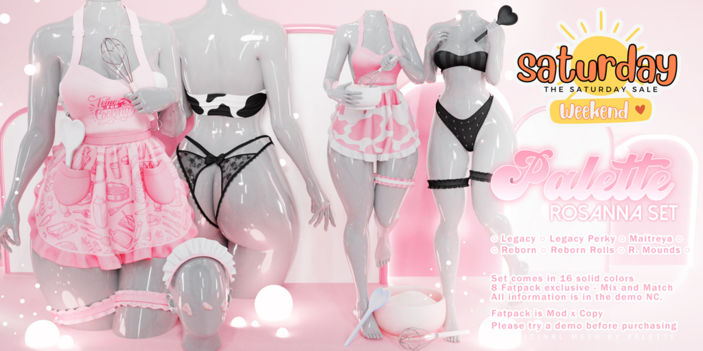 Rosanna Set - Legacy/Maitreya/Reborn/+mods	&lt;a href=&quot;http://maps.secondlife.com/secondlife/Rosecastle/160/98/994&quot;&gt;Teleport&lt;/a&gt;
