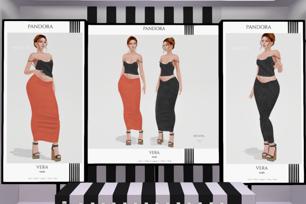 Vera Outfit - Legacy/Maitreya/+mods, L$299 each/L$1499 each FP