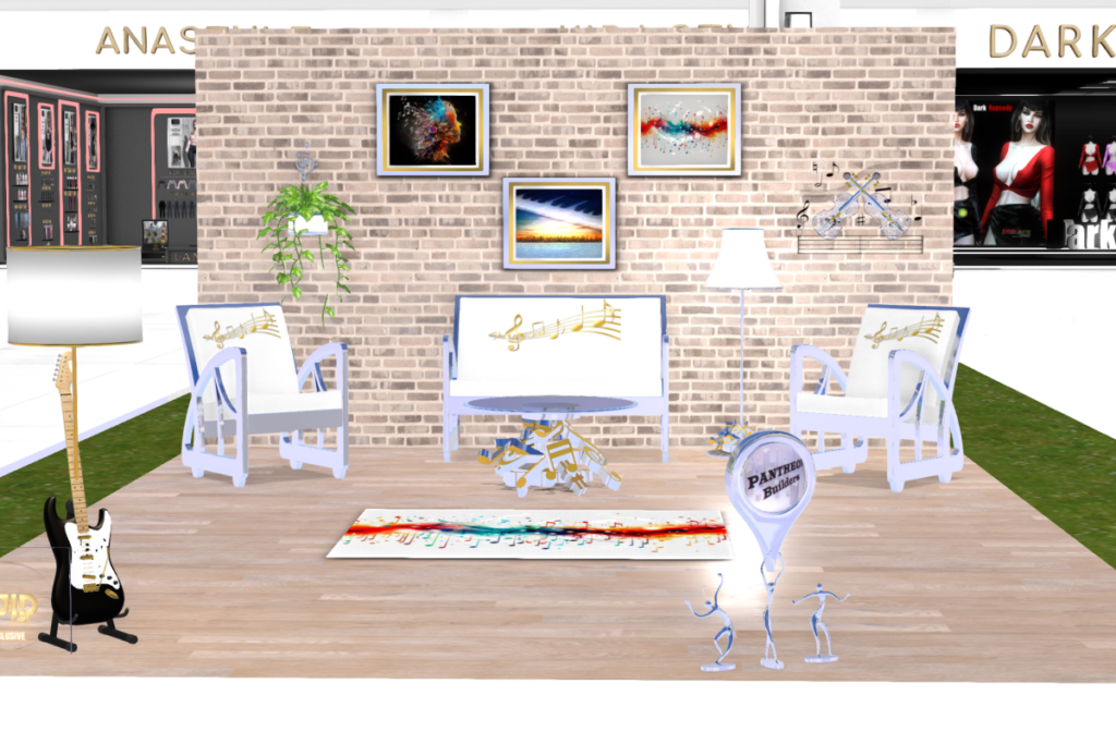 Music Decor Set, L$69-L$99 each