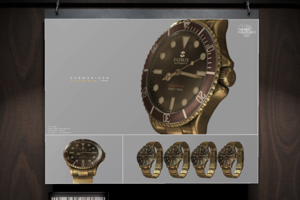 Zubmariner Vintage Gold, L$499