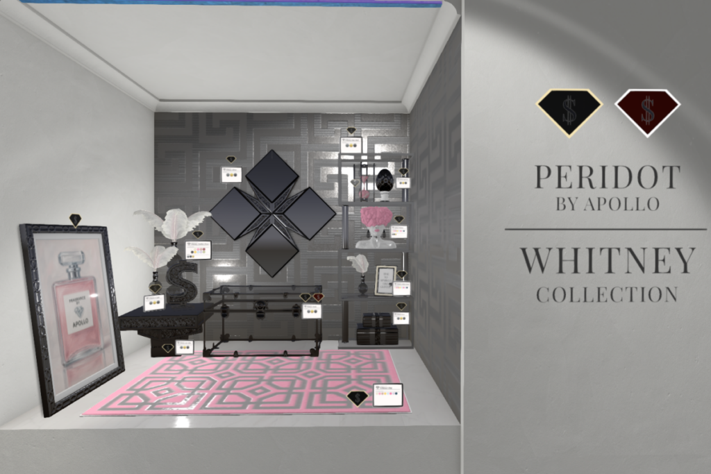Whitney Clutter Collection, L$150-L$275 each/L$2350-L$2550 each FP