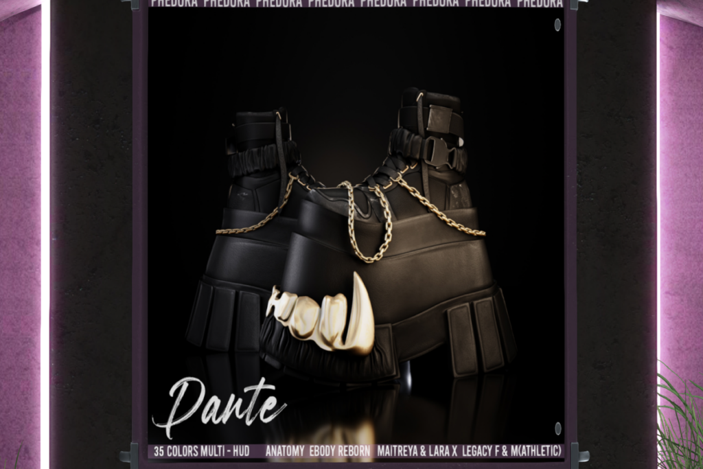 Dante Stompers - Anatomy/Legacy M+F/Maitreya/Reborn/+mods, L$399