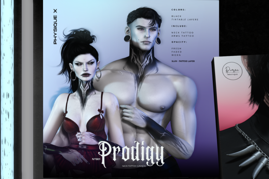 Prodigy Neck Tattoo - BOM, L$280