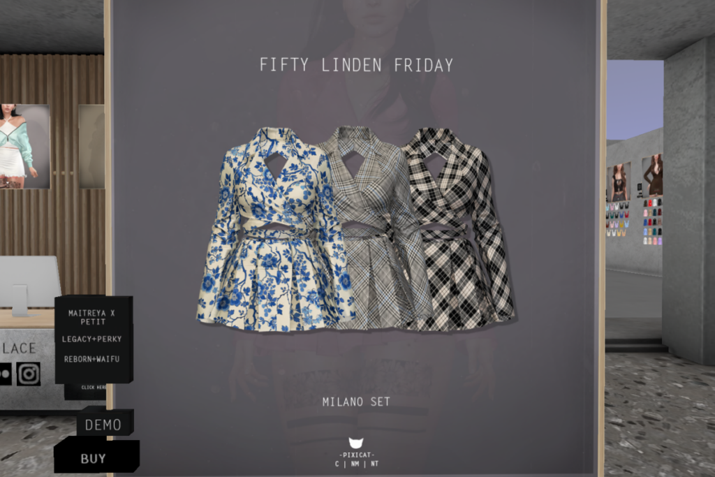 Milano Set - Legacy/MaitreyaX/Reborn/+mods	&lt;a href=&quot;http://maps.secondlife.com/secondlife/Pixicat/130/163/21&quot; target=&quot;_blank&quot;&gt;Teleport&lt;/a&gt;