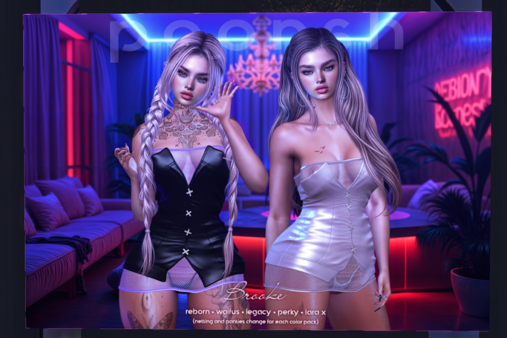 Brooke Dress - Legacy/MaitreyaX/Reborn/+mods, L$200 each/L$1000 FP