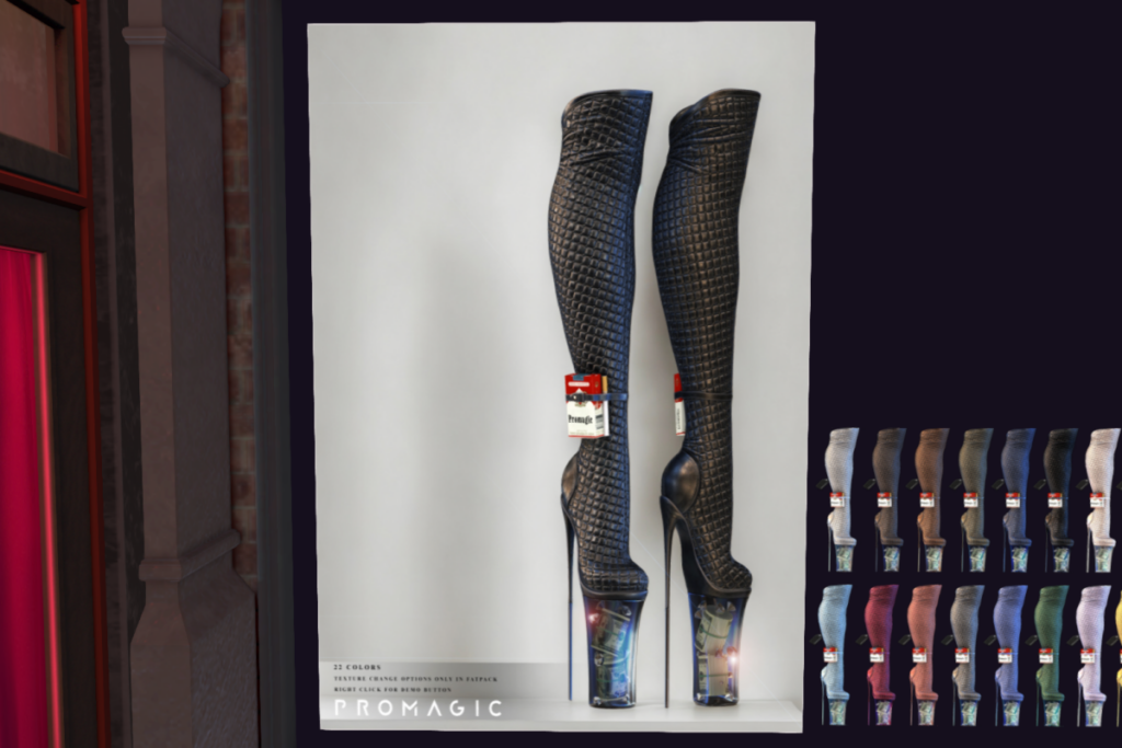 Naar Boots - Inithium/Legacy/Maitreya/Reborn, L$299 each/L$777 FP