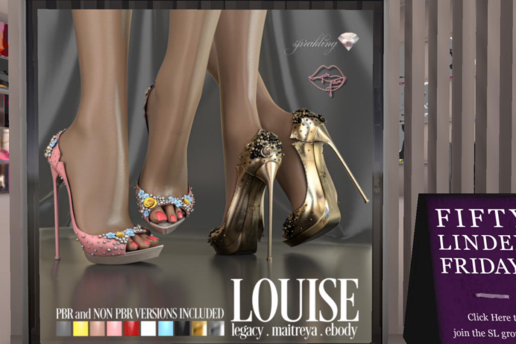 Louise - Legacy/Maitreya/Reborn	&lt;a href=&quot;http://maps.secondlife.com/secondlife/Pure%20Poison%20District/183/72/21&quot;&gt;TELEPORT&lt;/a&gt;