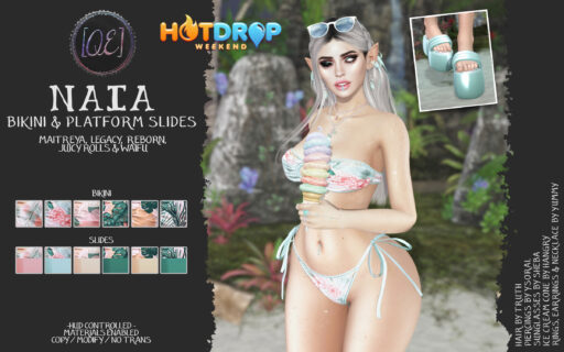 Naia Bikini Set Tropics - Legacy/Maitreya/Reborn/+mods