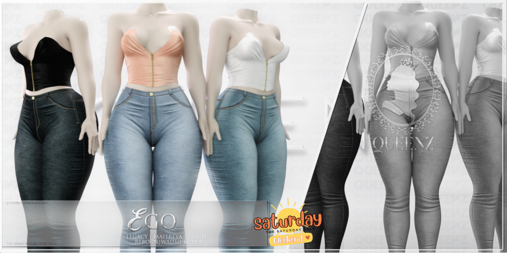 Ego Outfit - Inithium/Legacy/Maitreya/Peach/Reborn/+mods	&lt;a href=&quot;https://maps.secondlife.com/secondlife/QUEENZ/110/117/25&quot;&gt;Teleport&lt;/a&gt;