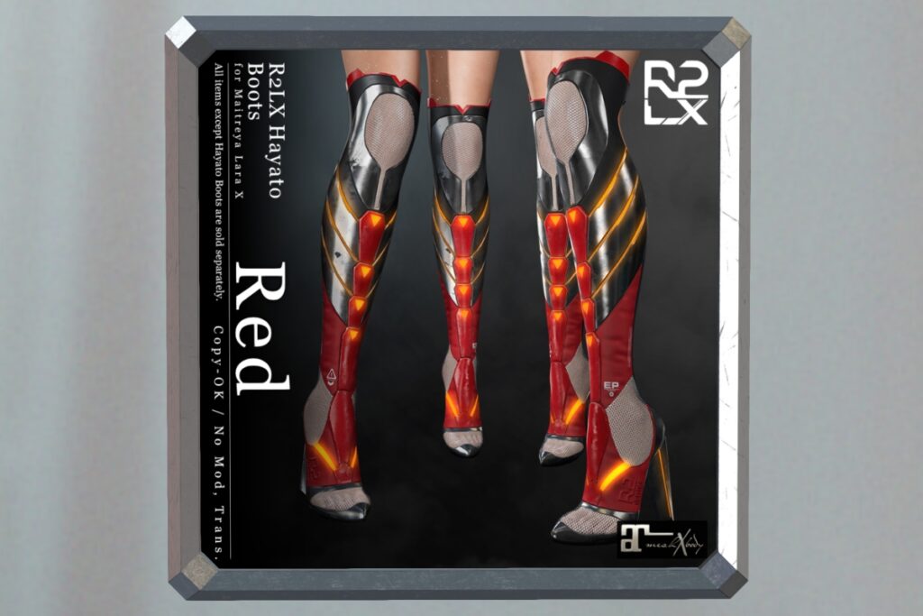 Hayato Boots - MaitreyaX, L$138 each/L$388 FP