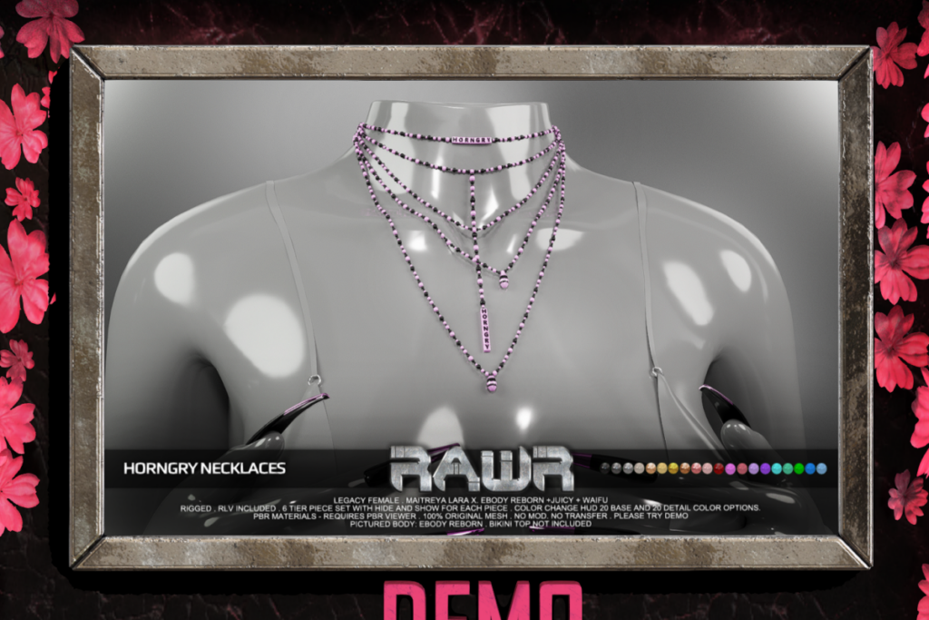 Horngry Necklace - Legacy/MaitreyaX/Reborn/+mods, L$299