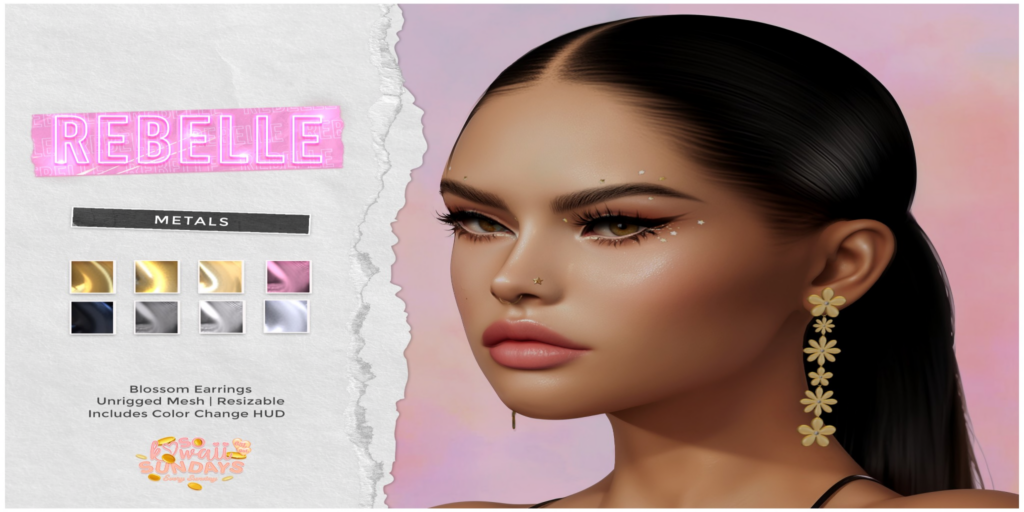 Blossom Earrings	&lt;a href=&quot;http://maps.secondlife.com/secondlife/The%20Northern%20Forests/179/116/902&quot;&gt;Teleport&lt;/a&gt;