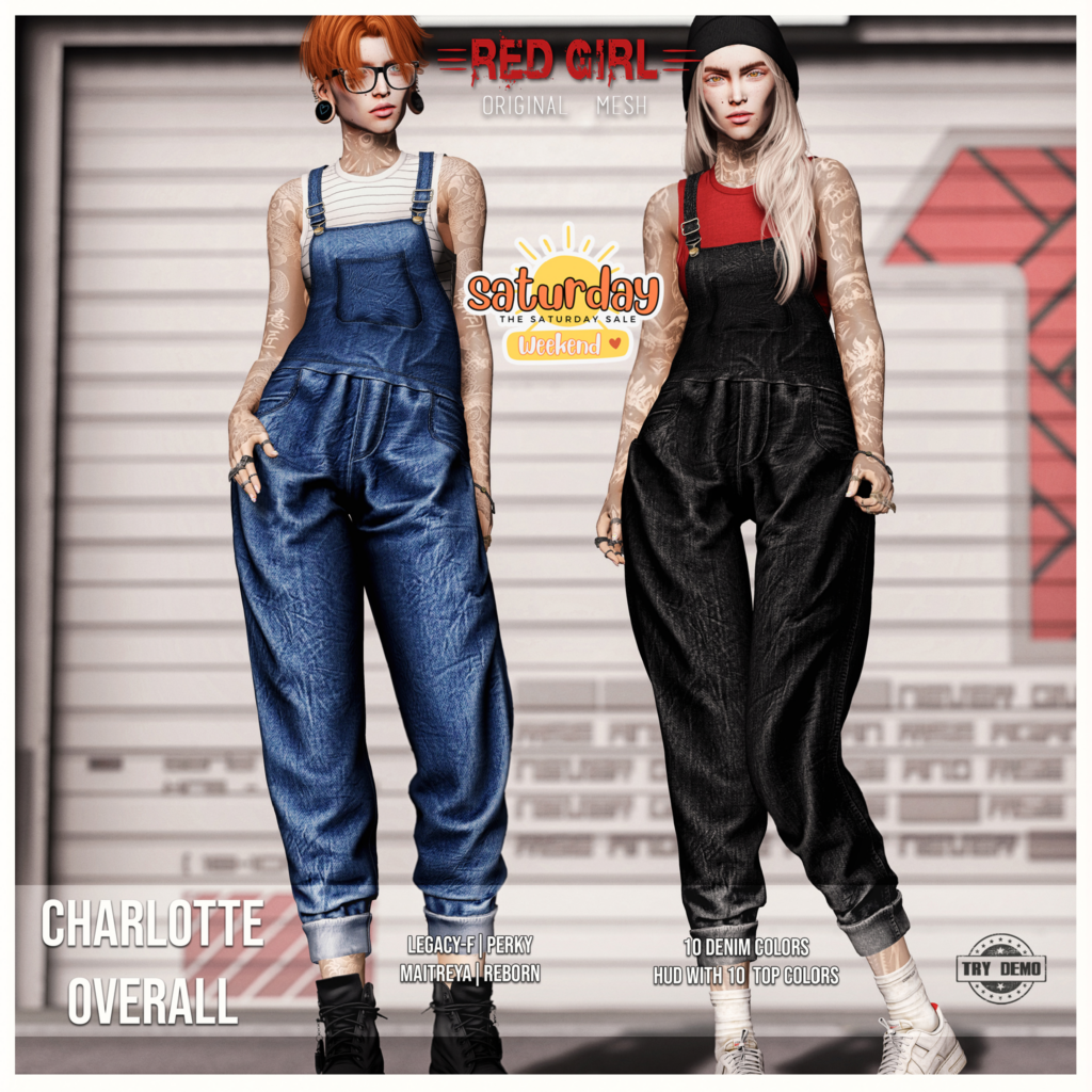 Charlotte Overall - Legacy/Maitreya/Reborn/+mods	&lt;a href=&quot;https://maps.secondlife.com/secondlife/Midgard/195/62/22&quot;&gt;Teleport&lt;/a&gt;