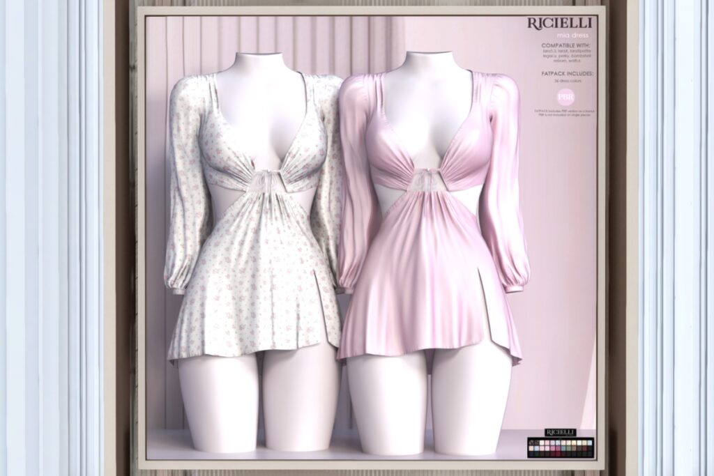 Mia Dress - Legacy/Maitreya/Reborn/+mods, L$319 each