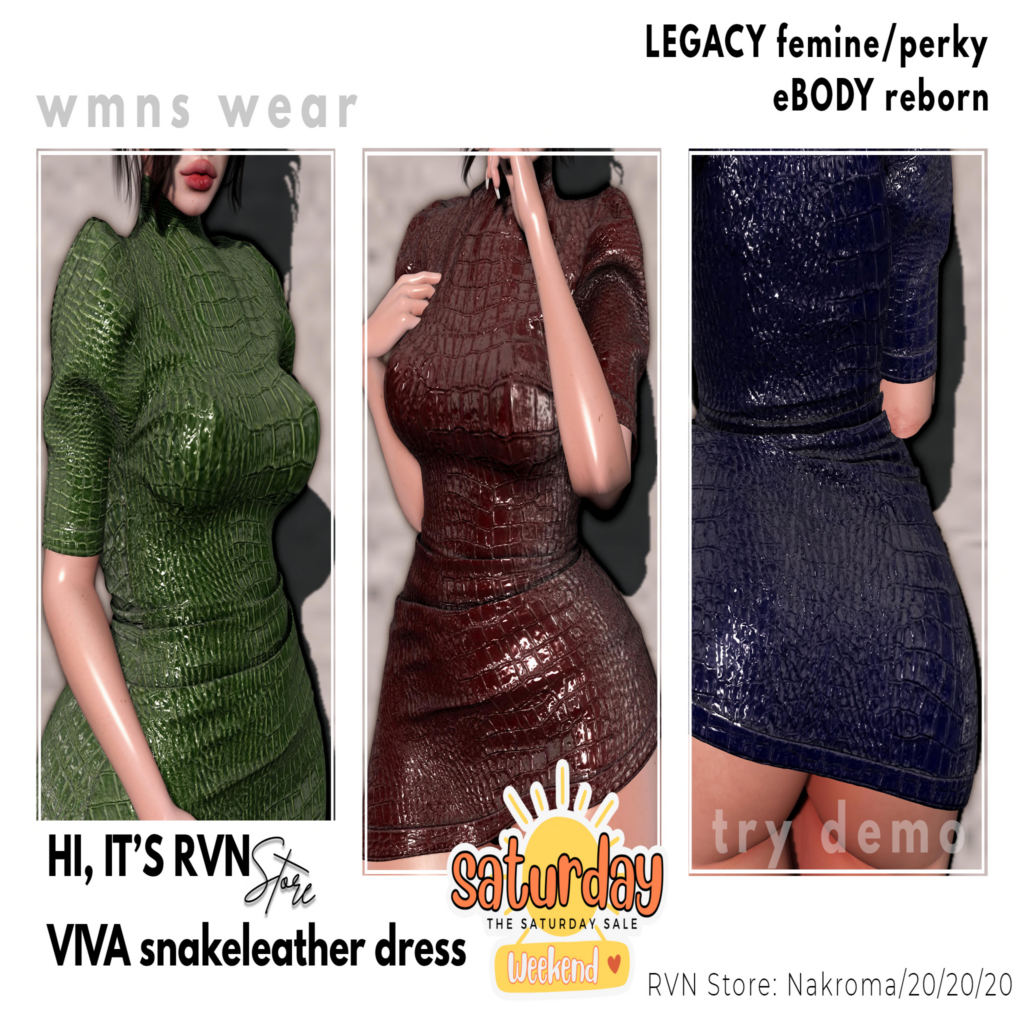 Viva Dress - Legacy/Reborn/+mods	&lt;a href=&quot;http://maps.secondlife.com/secondlife/Nakroma/107/188/31&quot;&gt;Teleport&lt;/a&gt;