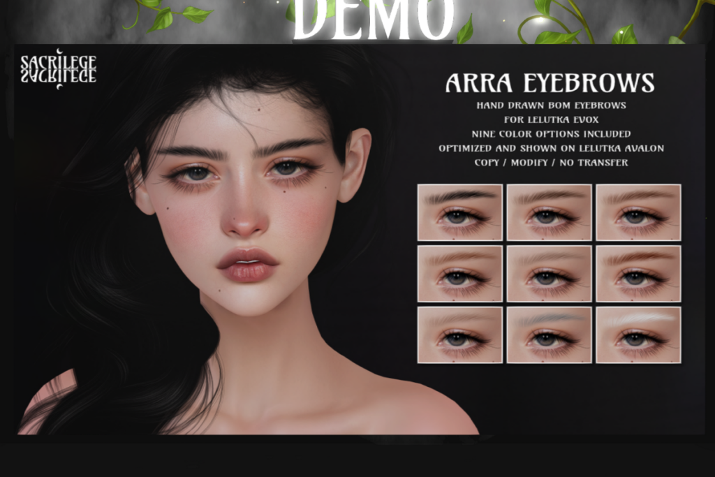 Arra Eyebrows - EvoX, L$299