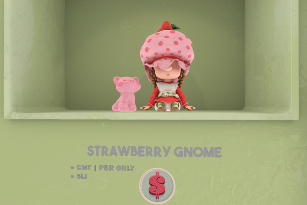 Strawberry Gnome, L$249