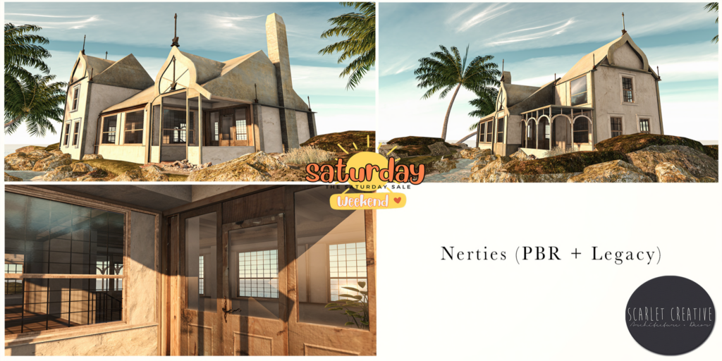Nerties Building	&lt;a href=&quot;http://maps.secondlife.com/secondlife/Scarlet%20Creative/61/66/22&quot;&gt;Teleport&lt;/a&gt;