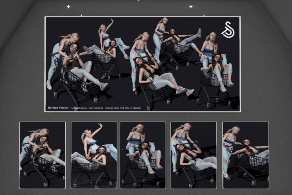 Bonded Forever Poses, L$200 each/L$550 FP