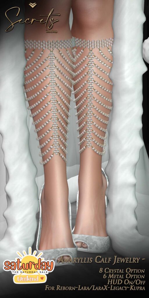 Amaryllis Calf Jewelry - Inithium/Legacy/Maitreya/Reborn/+mods	&lt;a href=&quot;http://maps.secondlife.com/secondlife/Isle%20of%20Moon/142/145/27&quot;&gt;Teleport&lt;/a&gt;