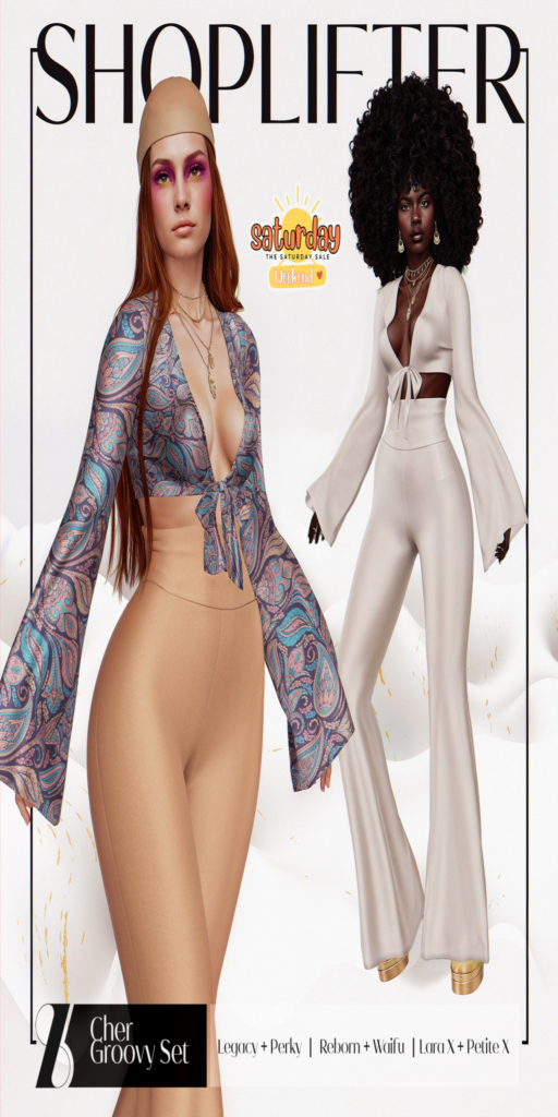 Cher Groovy Set - Legacy/MaitreyaX/Reborn/+mods	&lt;a href=&quot;http://maps.secondlife.com/secondlife/VELOUR/41/165/83&quot;&gt;Teleport&lt;/a&gt;