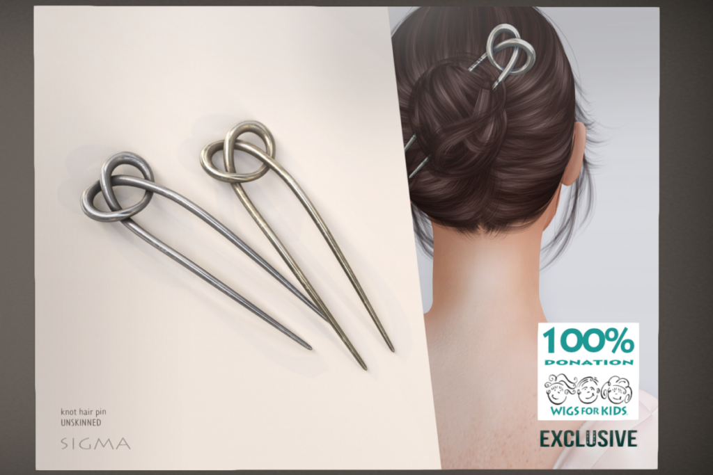Knot Hair Pin, L$290