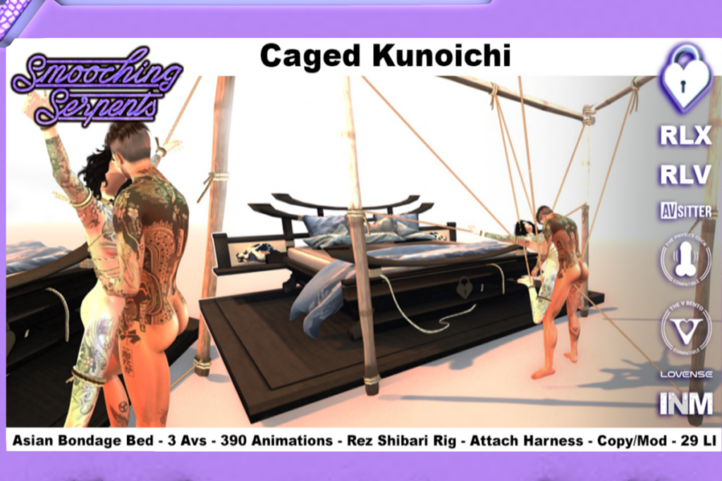 Kaged Kunoichi Decor Set, L$2500