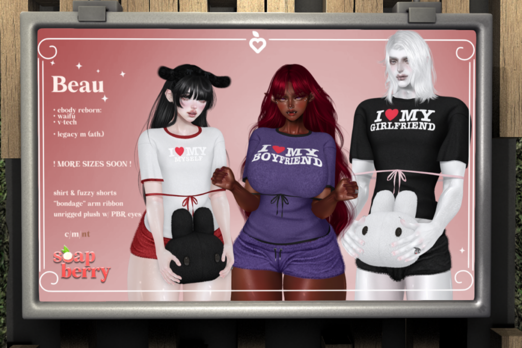 Beau Set - Legacy/Reborn, L$650 each/L$1170 FP