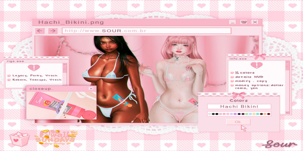 Hachi Bikini - Legacy/Reborn/+mods	&lt;a href=&quot;http://maps.secondlife.com/secondlife/Tomoeda/114/172/28&quot;&gt;Teleport&lt;/a&gt;
