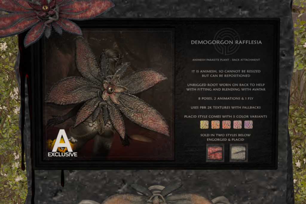 Demigorgon Rafflesia, L$475 each