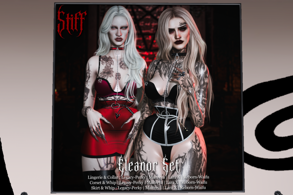 Eleanor Set - Legacy/Maitreya/Reborn/+mods, L$250 each/L$1300 FP
