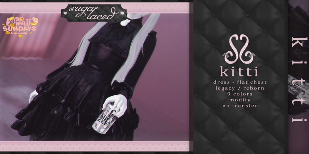 Kitti Dress - Legacy/Reborn	&lt;a href=&quot;http://maps.secondlife.com/secondlife/Tomoeda/174/137/28&quot;&gt;Teleport&lt;/a&gt;