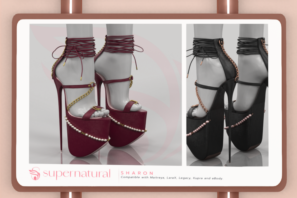 Sharon Heels - Inithium/Legacy/Maitreya/Reborn/+mods, L$599