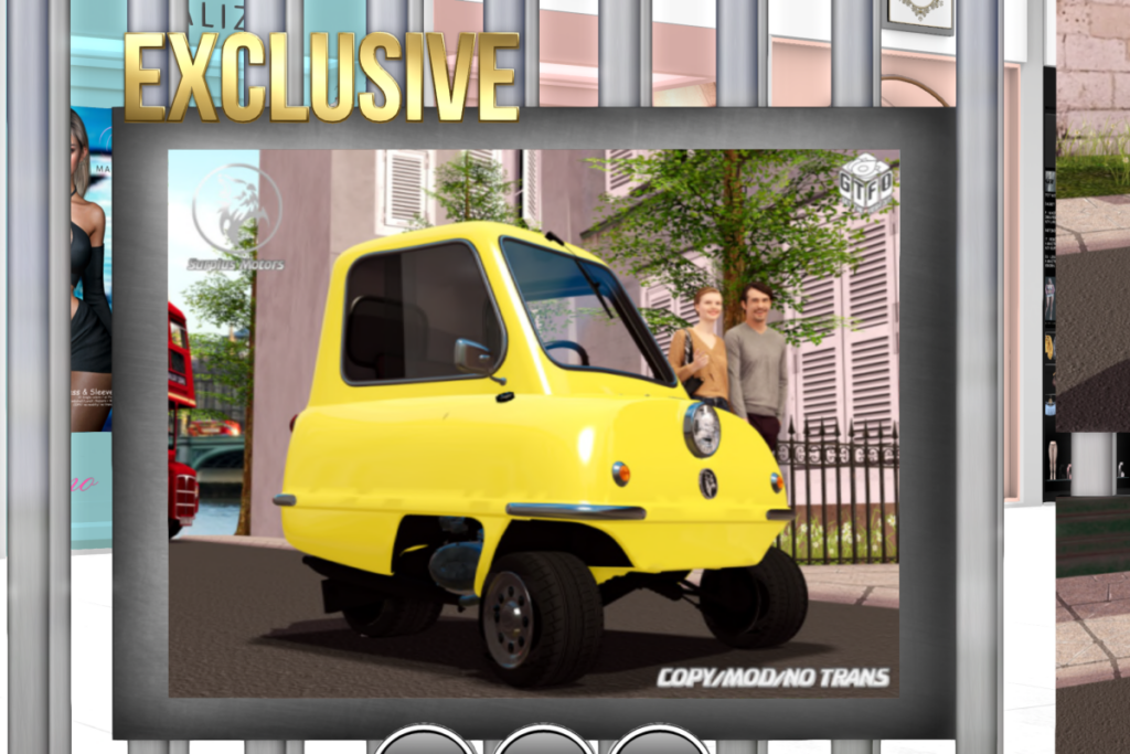Pippa 7.0 Driveable Car, L$695