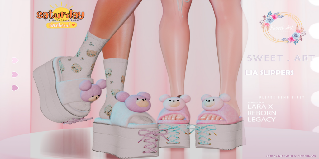 Lia Slippers - Legacy/MaitreyaX/Reborn	&lt;a href=&quot;http://maps.secondlife.com/secondlife/Lunar%20and%20Friends/50/28/0&quot;&gt;Teleport&lt;/a&gt;