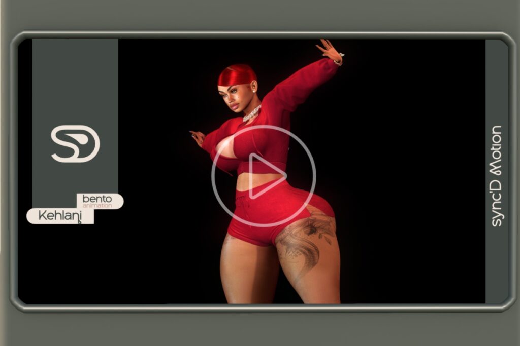 Kehlani Dance Animations, L$329 each/L$1699 FP