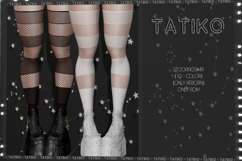 Stockings #49 - BOM for Reborn, L$300